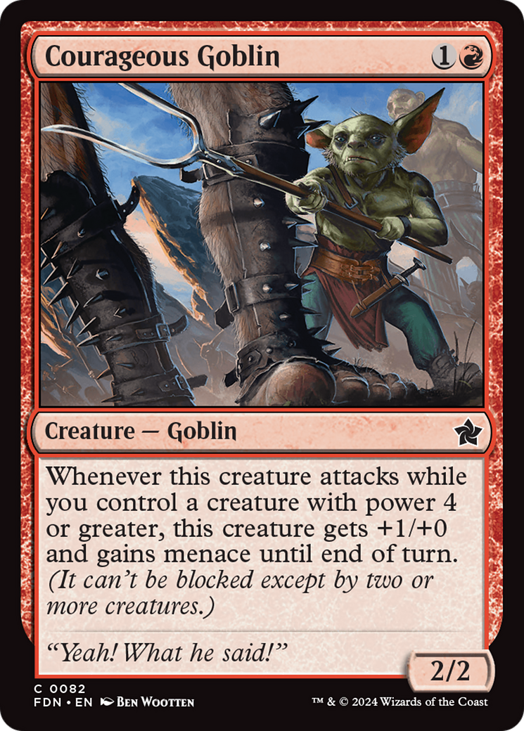 Courageous Goblin [Foundations] | The CG Realm