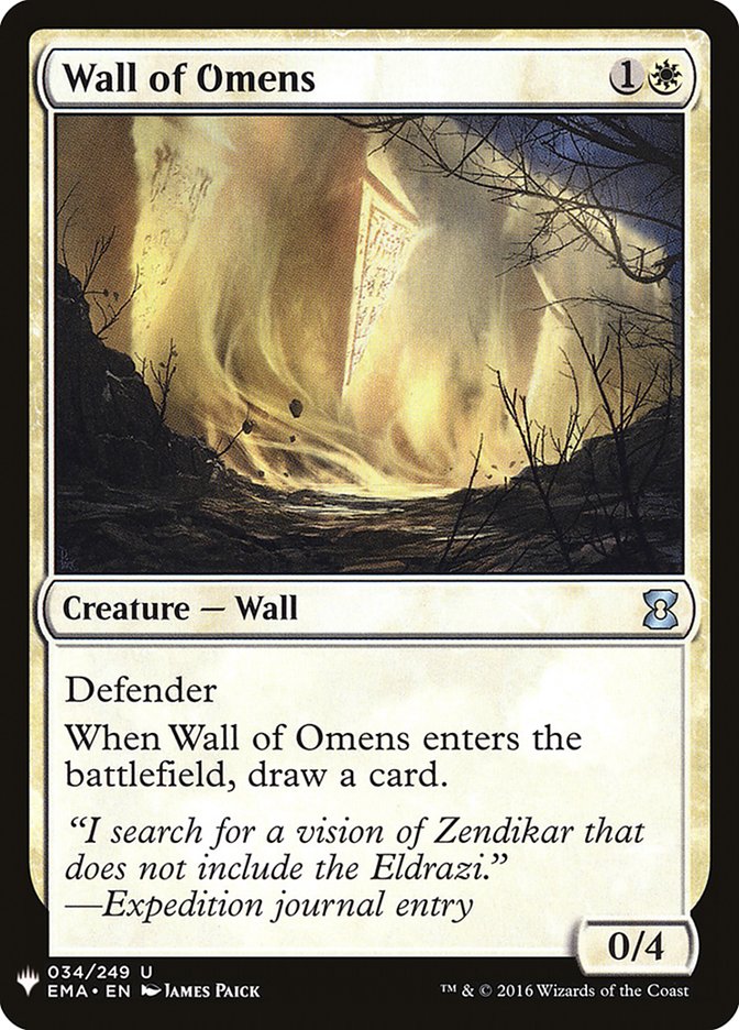 Wall of Omens [Mystery Booster] | The CG Realm