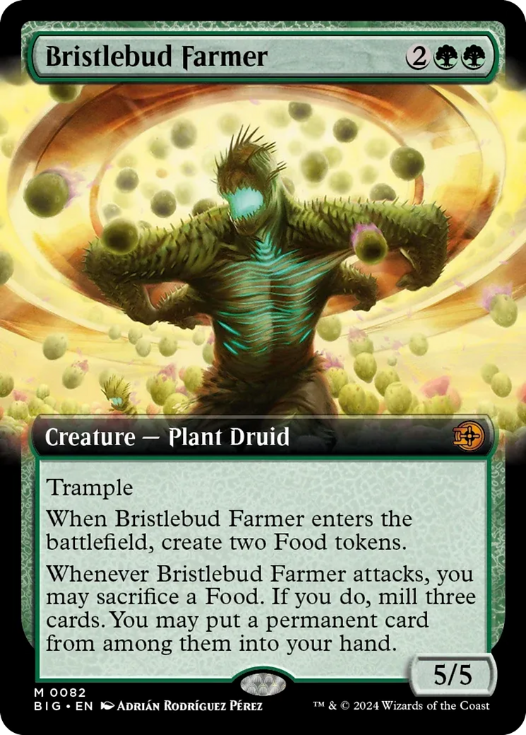 Bristlebud Farmer (Extended Art) [Outlaws of Thunder Junction: The Big Score] | The CG Realm