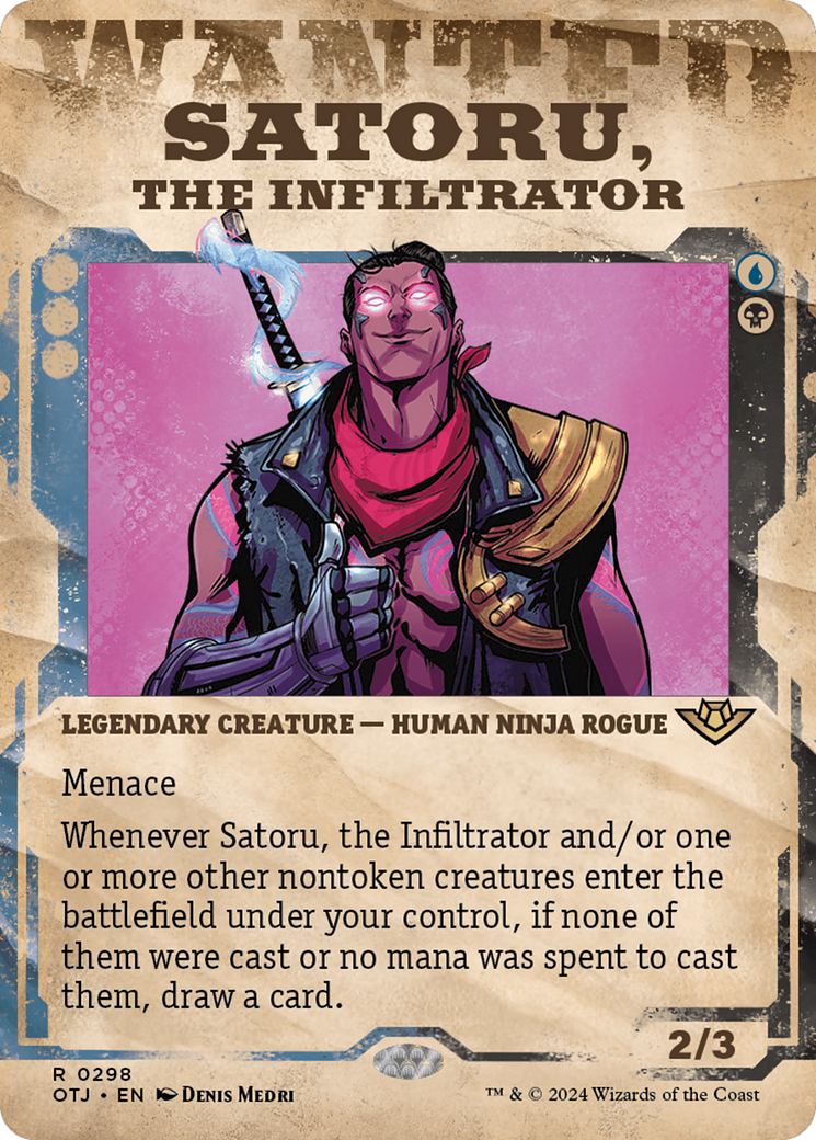 Satoru, the Infiltrator (Showcase) [Outlaws of Thunder Junction] | The CG Realm