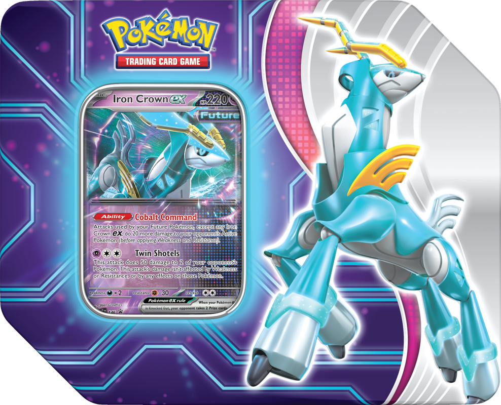 POKEMON PARADOX DESTINIES TIN Iron Crown EX | The CG Realm