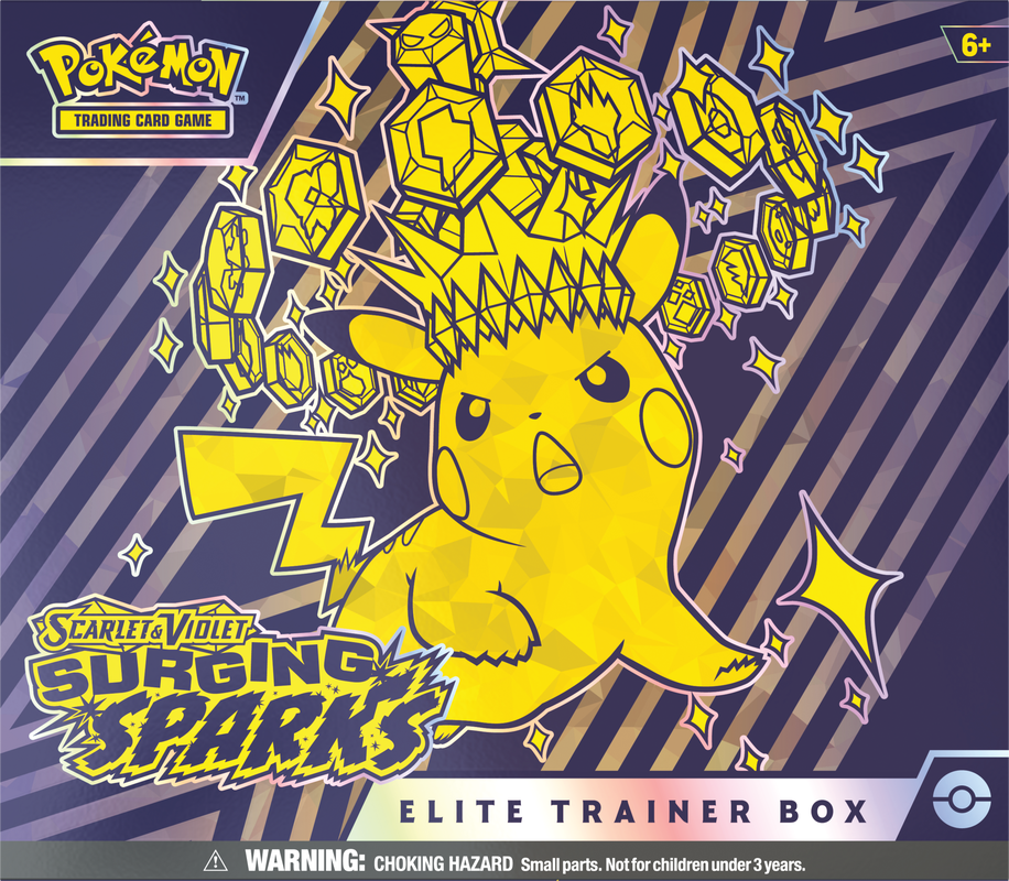 POKEMON SV8 SURGING SPARKS ELITE TRAINER (Release Date:  2024-11-08) | The CG Realm