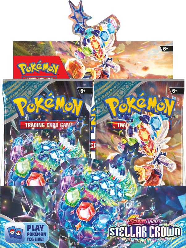 POKEMON SV7 STELLAR CROWN BOOSTER (Release Date:  2024-09-13) | The CG Realm