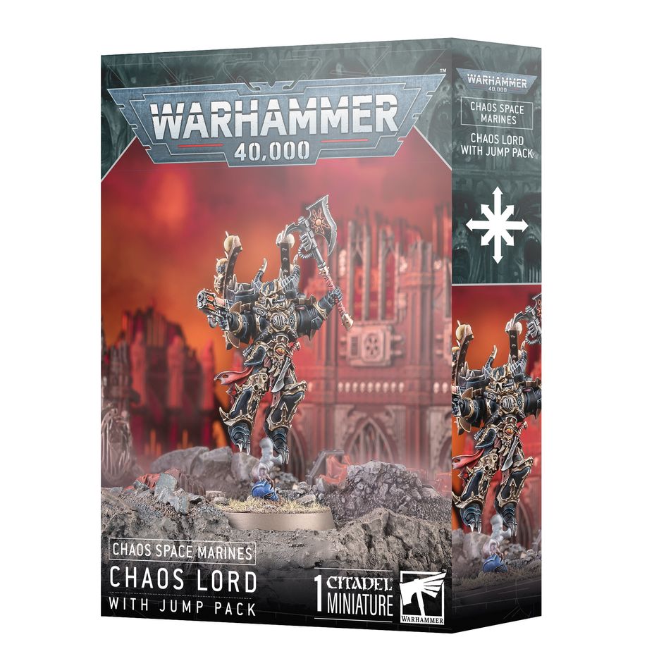 Chaos Space Marines: Chaos Lord with Jump Pack | The CG Realm