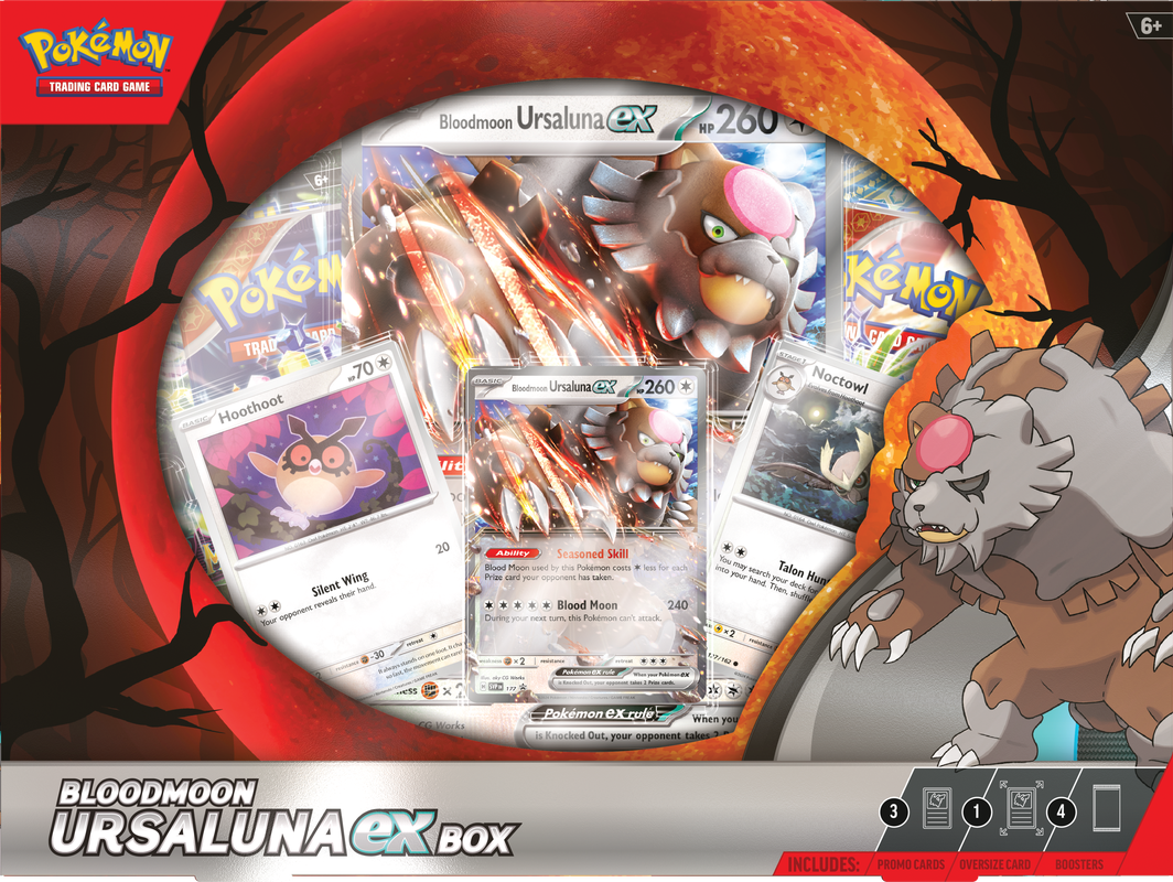 POKEMON BLOODMOON URSALUNA EX BOX  (Release Date:  2024-11-15) | The CG Realm