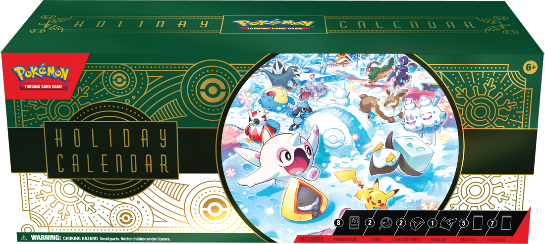 POKEMON HOLIDAY CALENDAR 2024 (Release Date:  2024-08-23) | The CG Realm