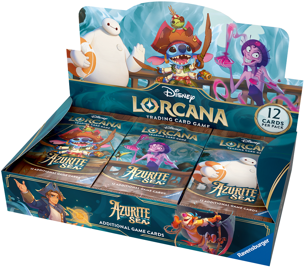 DISNEY LORCANA AZURITE SEA BOOSTER (Release Date:  2024-11-15) | The CG Realm