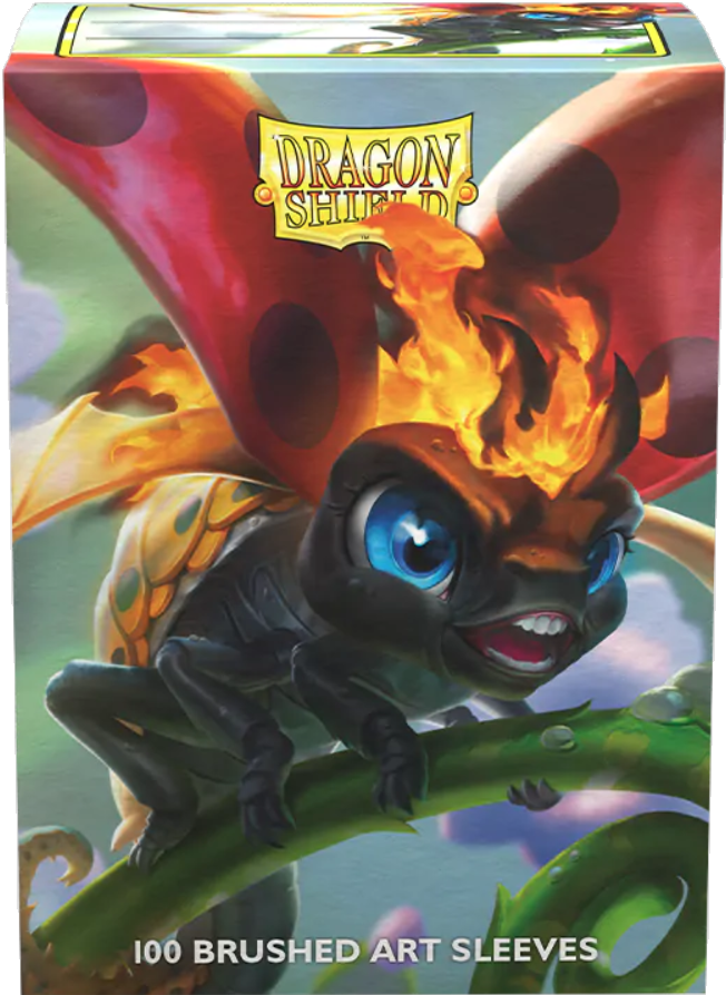 DRAGON SHIELD SLEEVES BRUSHED ART THE BURNBUG 100CT | The CG Realm