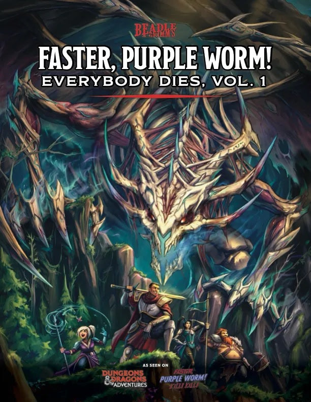 DND ADVENTURES: FASTER, PURPLE WORM! VOL. 1 (Release Date:  2025-06-15) | The CG Realm