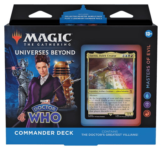 Universes Beyond: Doctor Who - Masters of Evil Commander Deck MTG | The CG Realm