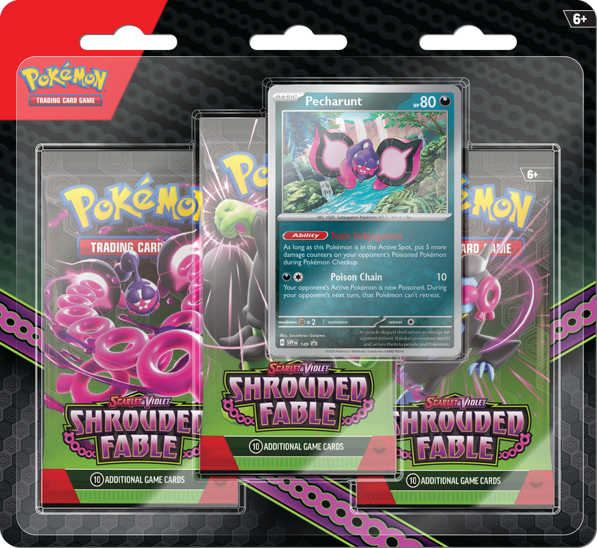 POKEMON SV6.5 SHROUDED FABLE 3PK BLISTER | The CG Realm