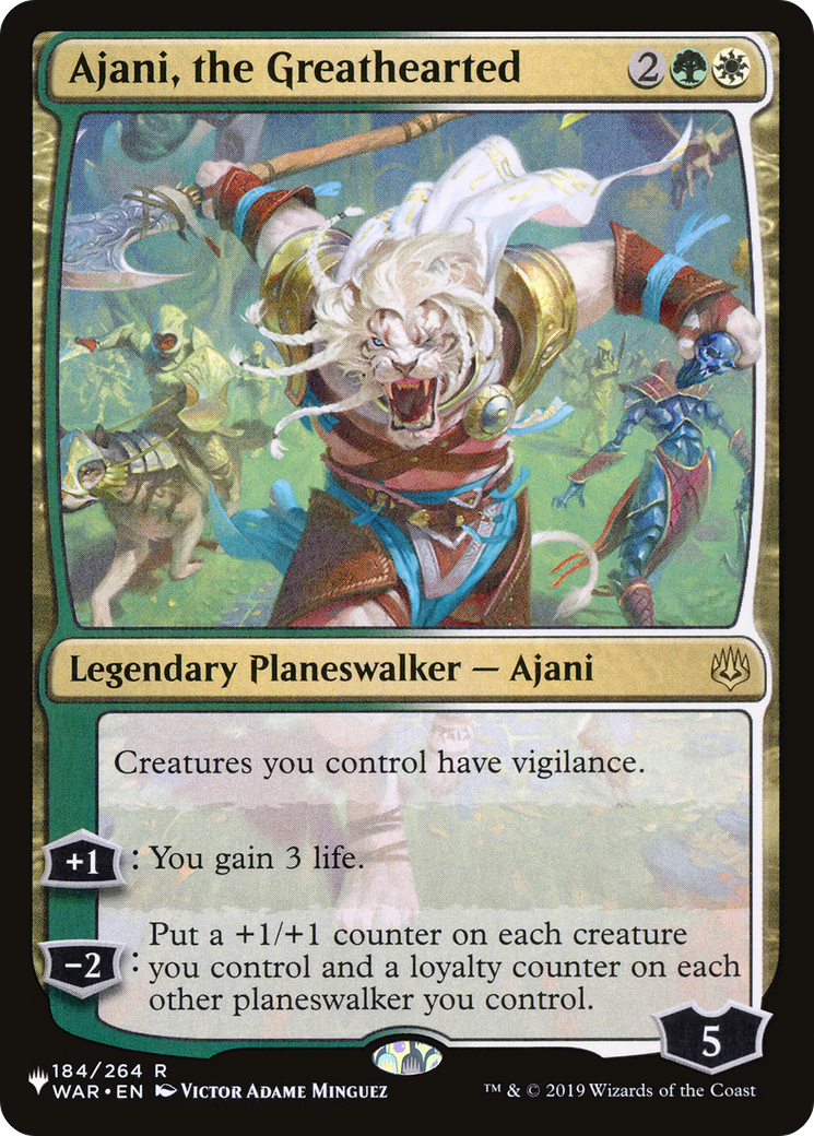 Ajani, the Greathearted [The List Reprints] | The CG Realm