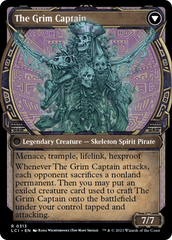 Throne of the Grim Captain // The Grim Captain (Showcase) [The Lost Caverns of Ixalan] | The CG Realm