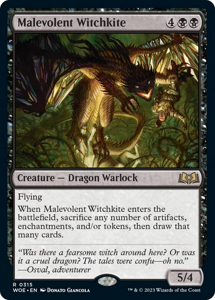 Malevolent Witchkite [Wilds of Eldraine] | The CG Realm