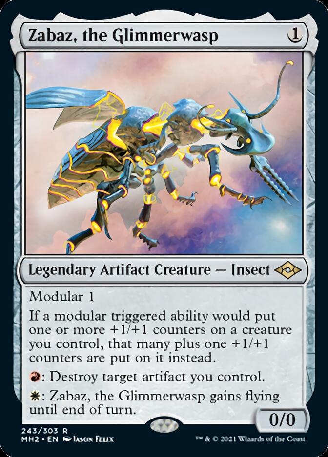 Zabaz, the Glimmerwasp [Modern Horizons 2] | The CG Realm