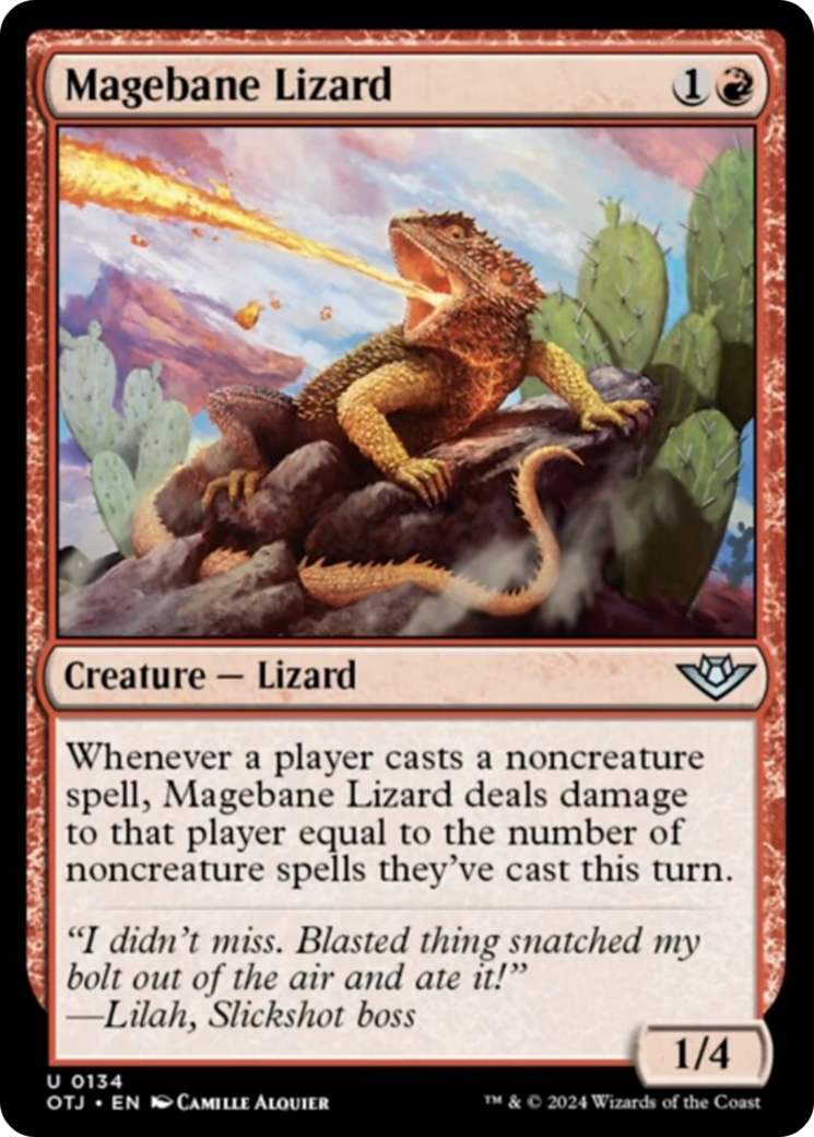 Magebane Lizard [Outlaws of Thunder Junction] | The CG Realm