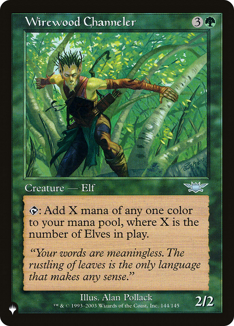 Wirewood Channeler [The List Reprints] | The CG Realm