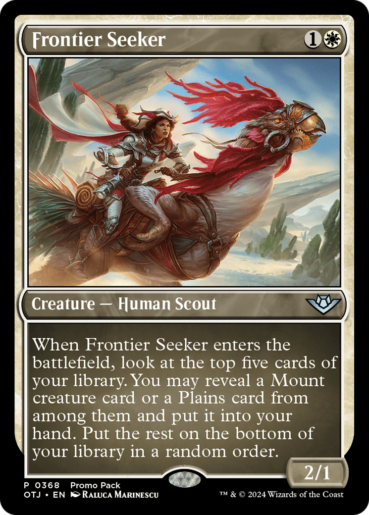 Frontier Seeker (Promo Pack) [Outlaws of Thunder Junction Promos] | The CG Realm