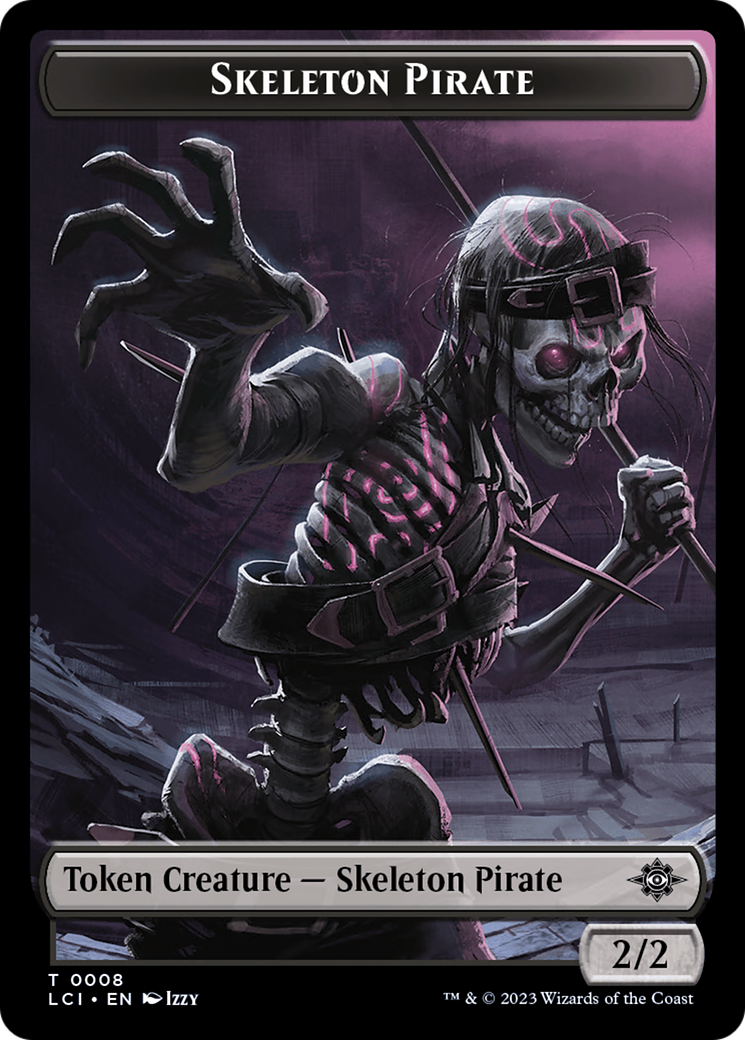 Copy // Skeleton Pirate Double-Sided Token [The Lost Caverns of Ixalan Commander Tokens] | The CG Realm