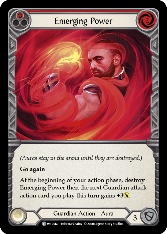 Emerging Power (Red) [U-WTR069] (Welcome to Rathe Unlimited)  Unlimited Normal | The CG Realm