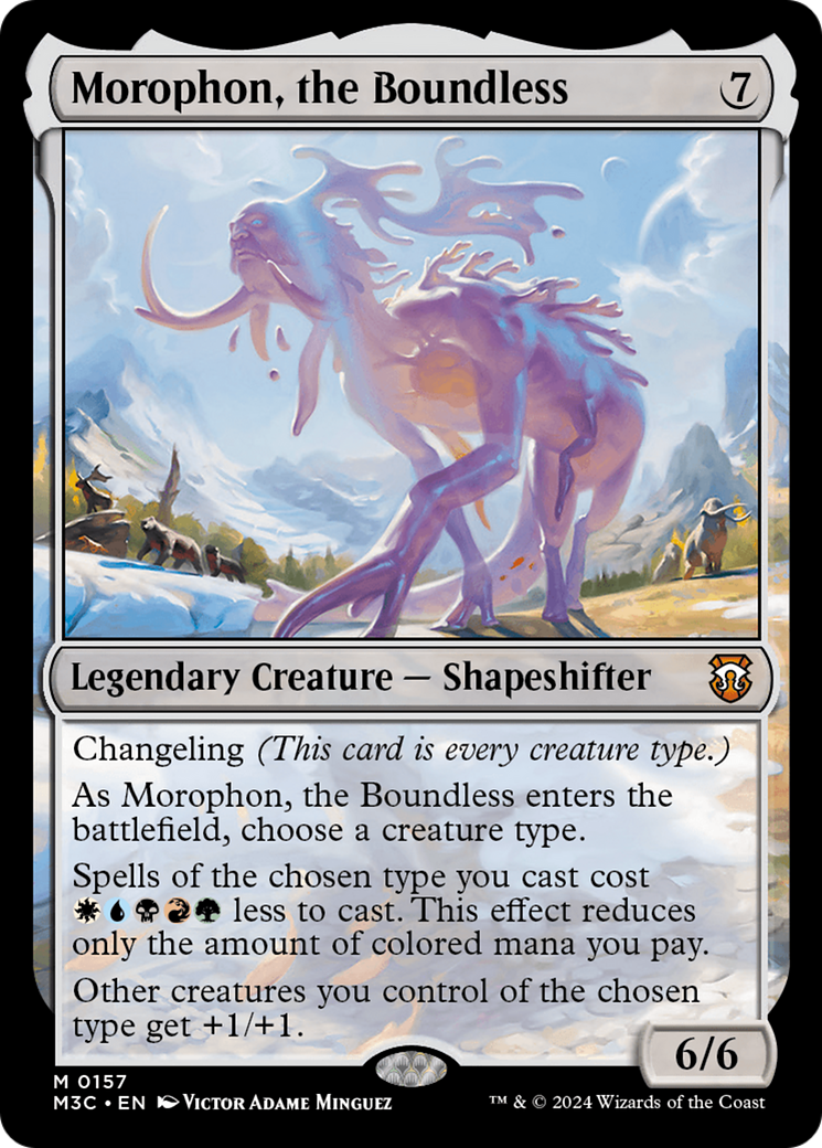 Morophon, the Boundless (Ripple Foil) [Modern Horizons 3 Commander] | The CG Realm