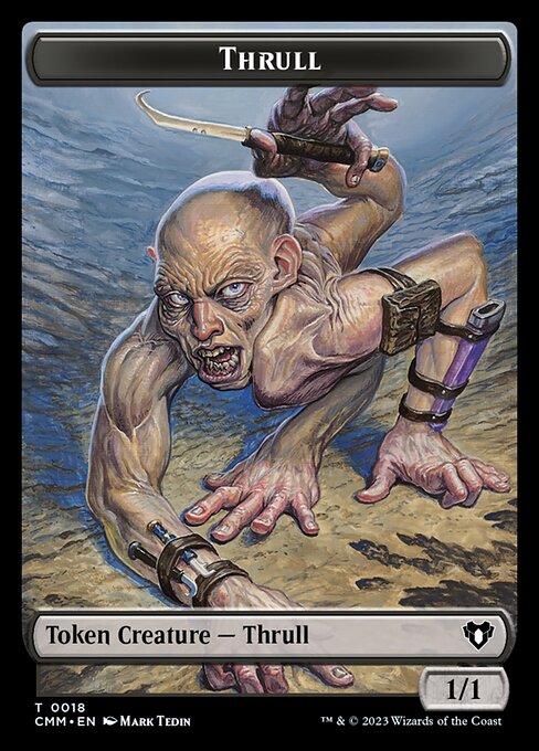 Servo // Thrull Double-Sided Token [Commander Masters Tokens] | The CG Realm