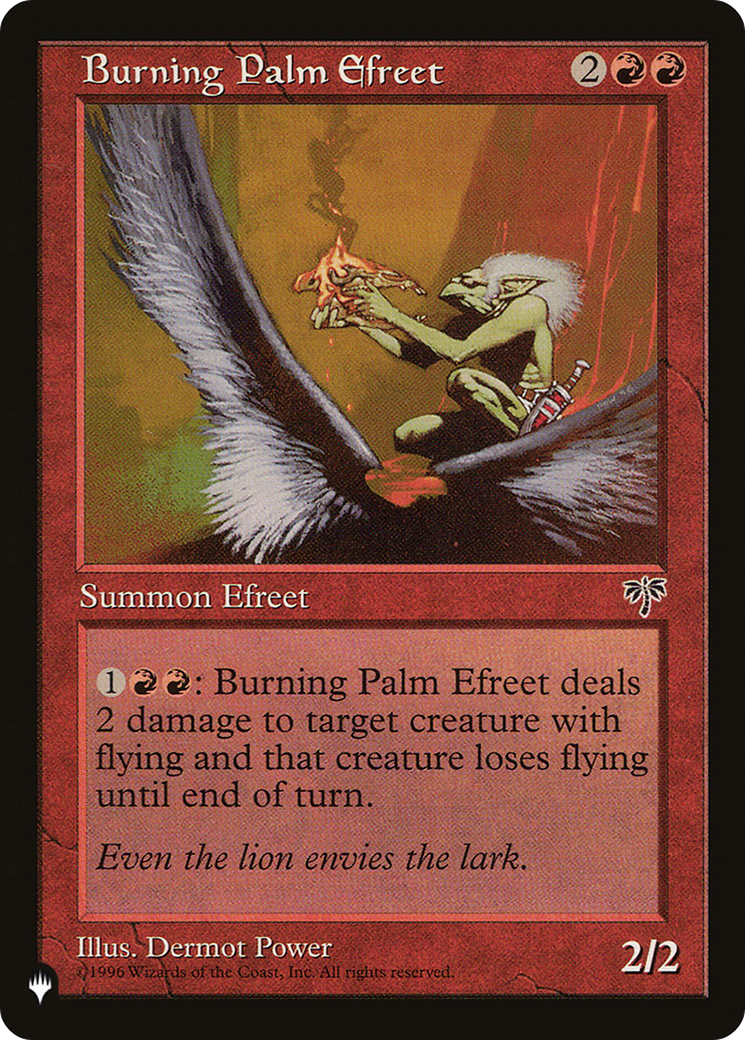 Burning Palm Efreet [The List Reprints] | The CG Realm