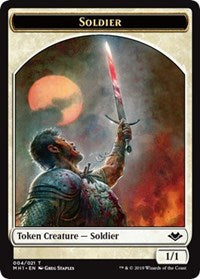 Soldier (004) // Construct (017) Double-Sided Token [Modern Horizons Tokens] | The CG Realm