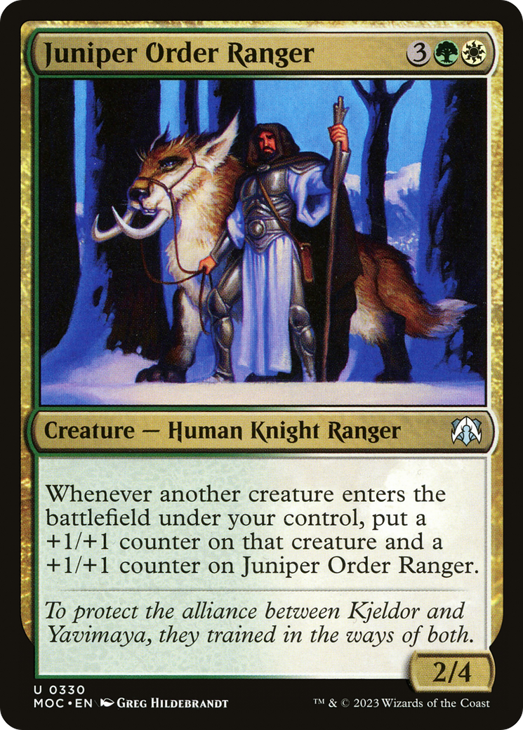 Juniper Order Ranger [March of the Machine Commander] | The CG Realm