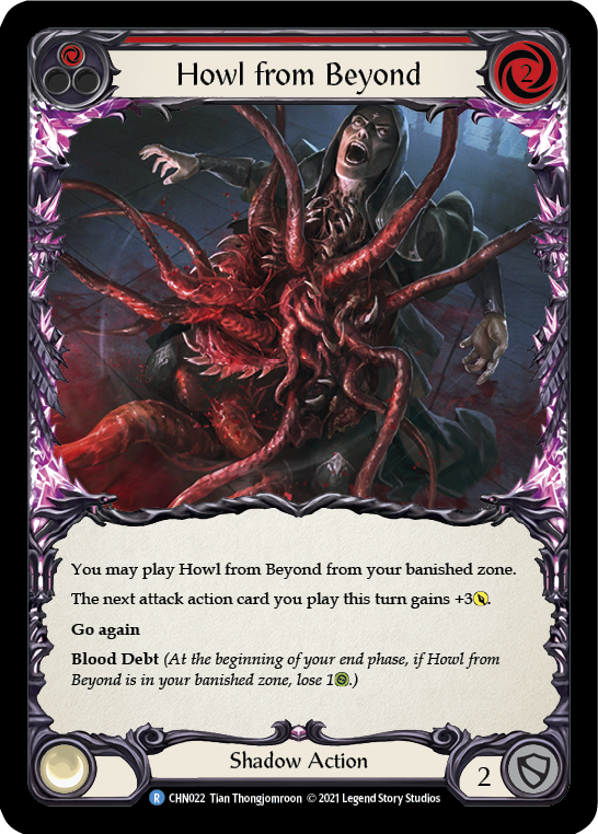 Howl from Beyond (Red) [CHN022] (Monarch Chane Blitz Deck) | The CG Realm