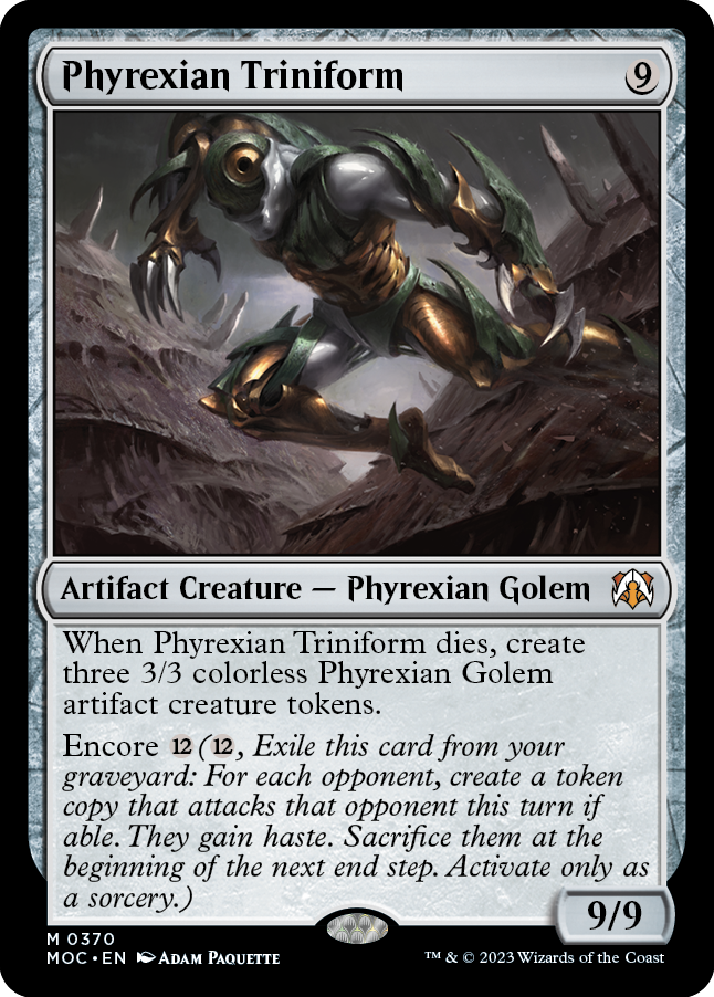 Phyrexian Triniform [March of the Machine Commander] | The CG Realm