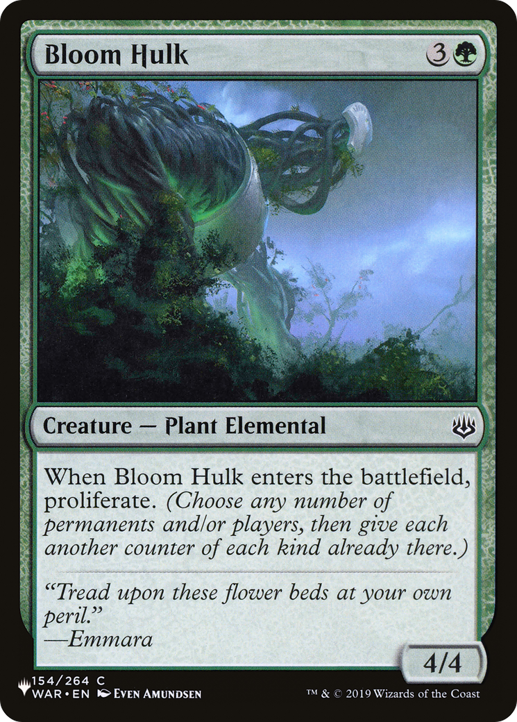 Bloom Hulk [The List Reprints] | The CG Realm