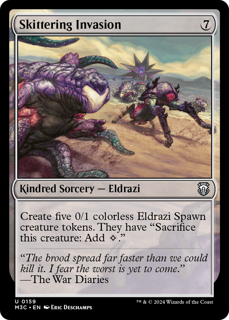 Skittering Invasion (Ripple Foil) [Modern Horizons 3 Commander] | The CG Realm