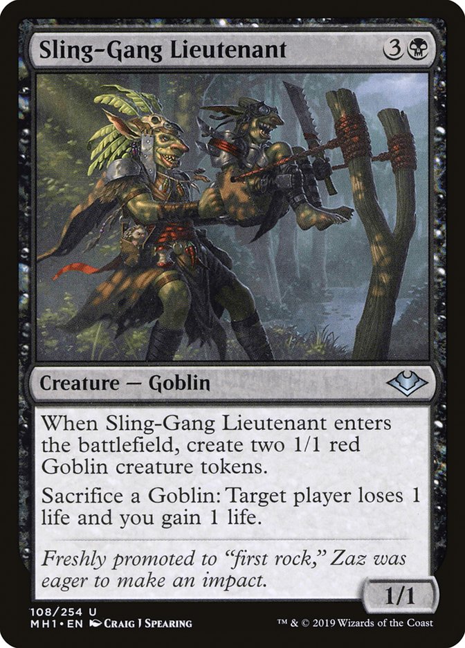 Sling-Gang Lieutenant [Modern Horizons] | The CG Realm