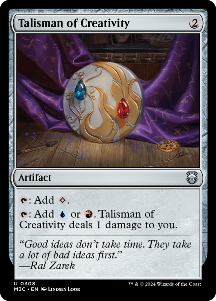 Talisman of Creativity [Modern Horizons 3 Commander] | The CG Realm