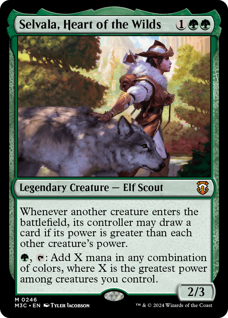 Selvala, Heart of the Wilds (Ripple Foil) [Modern Horizons 3 Commander] | The CG Realm