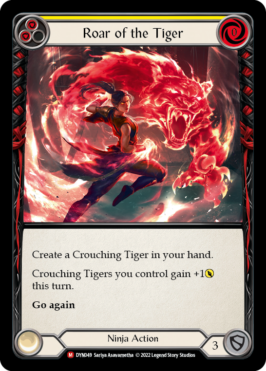 Roar of the Tiger [DYN049] (Dynasty)  Rainbow Foil | The CG Realm