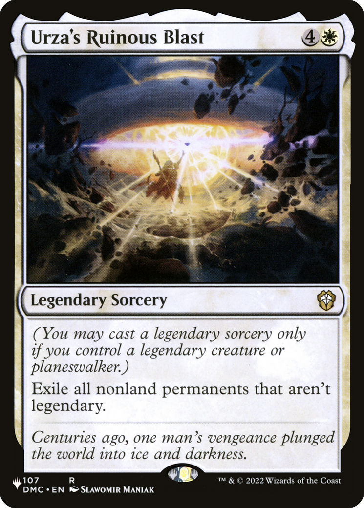 Urza's Ruinous Blast [Secret Lair: From Cute to Brute] | The CG Realm