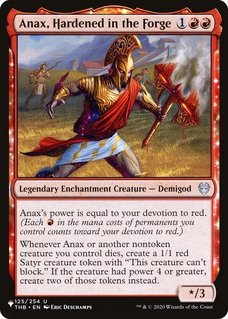 Anax, Hardened in the Forge [The List Reprints] | The CG Realm