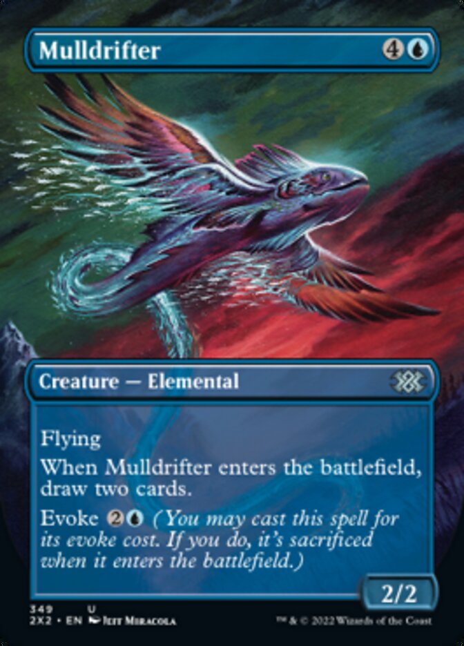 Mulldrifter (Borderless Alternate Art) [Double Masters 2022] | The CG Realm