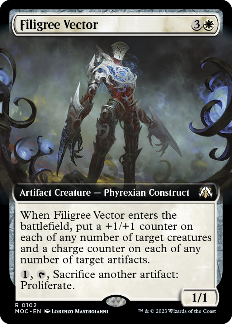 Filigree Vector (Extended Art) [March of the Machine Commander] | The CG Realm