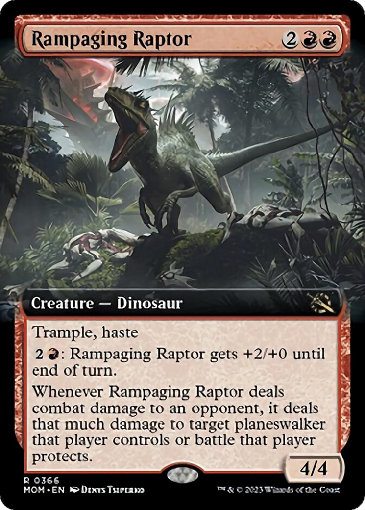 Rampaging Raptor (Extended Art) [March of the Machine] | The CG Realm