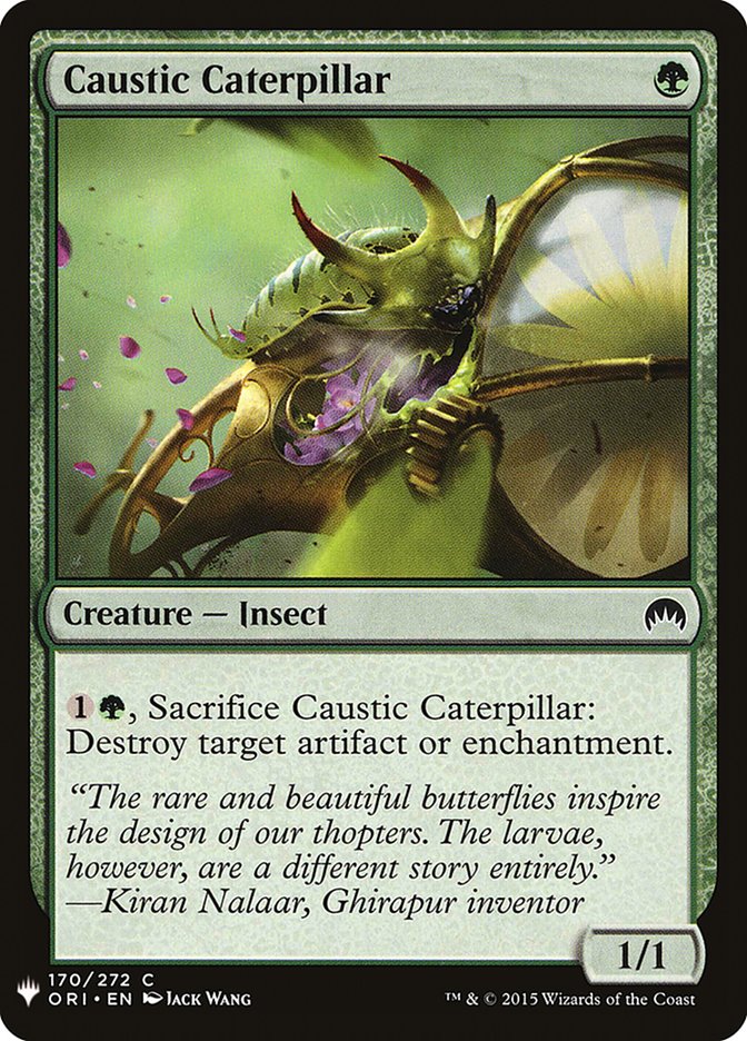 Caustic Caterpillar [Mystery Booster] | The CG Realm