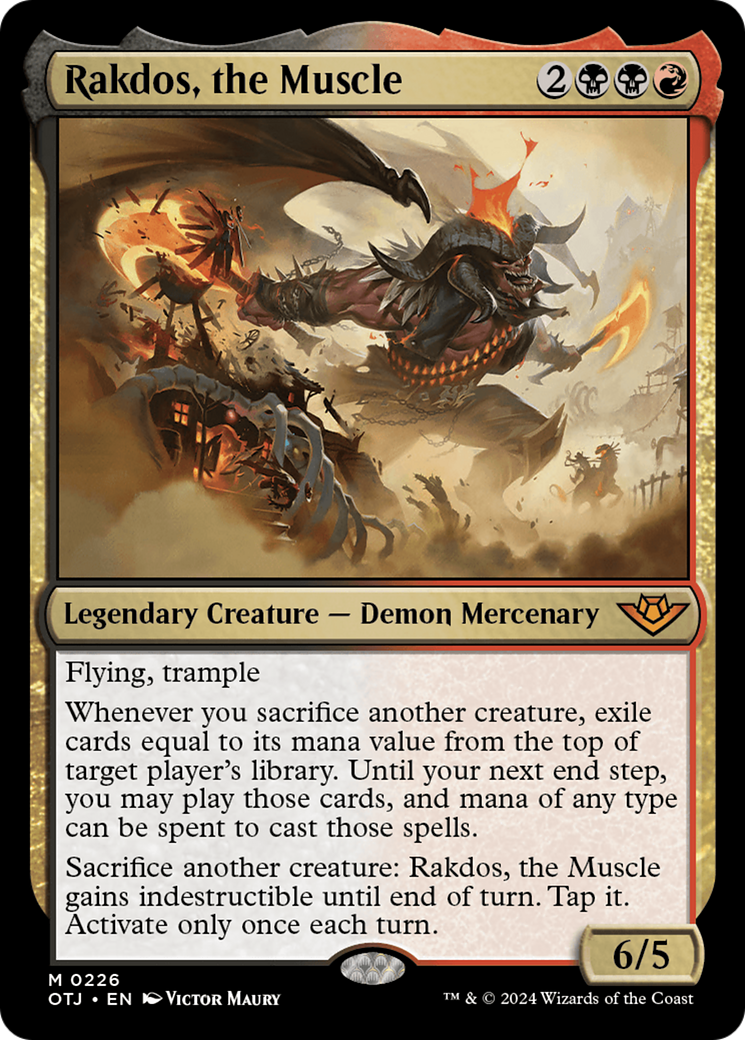 Rakdos, the Muscle [Outlaws of Thunder Junction] | The CG Realm