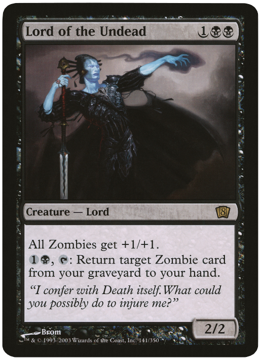 Lord of the Undead (Oversized) [Eighth Edition Box Topper] | The CG Realm