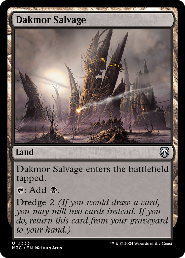 Dakmor Salvage (Ripple Foil) [Modern Horizons 3 Commander] | The CG Realm