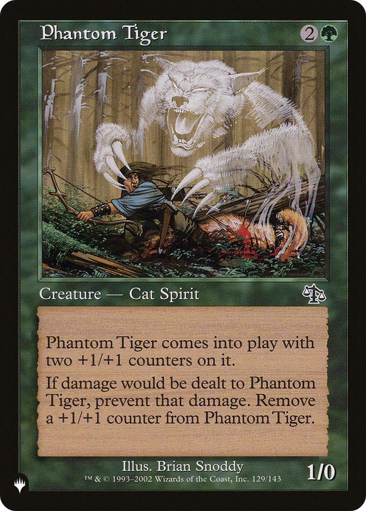 Phantom Tiger [The List Reprints] | The CG Realm