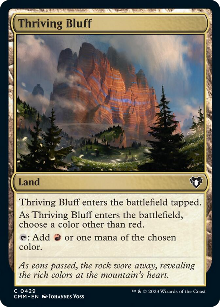 Thriving Bluff [Commander Masters] | The CG Realm