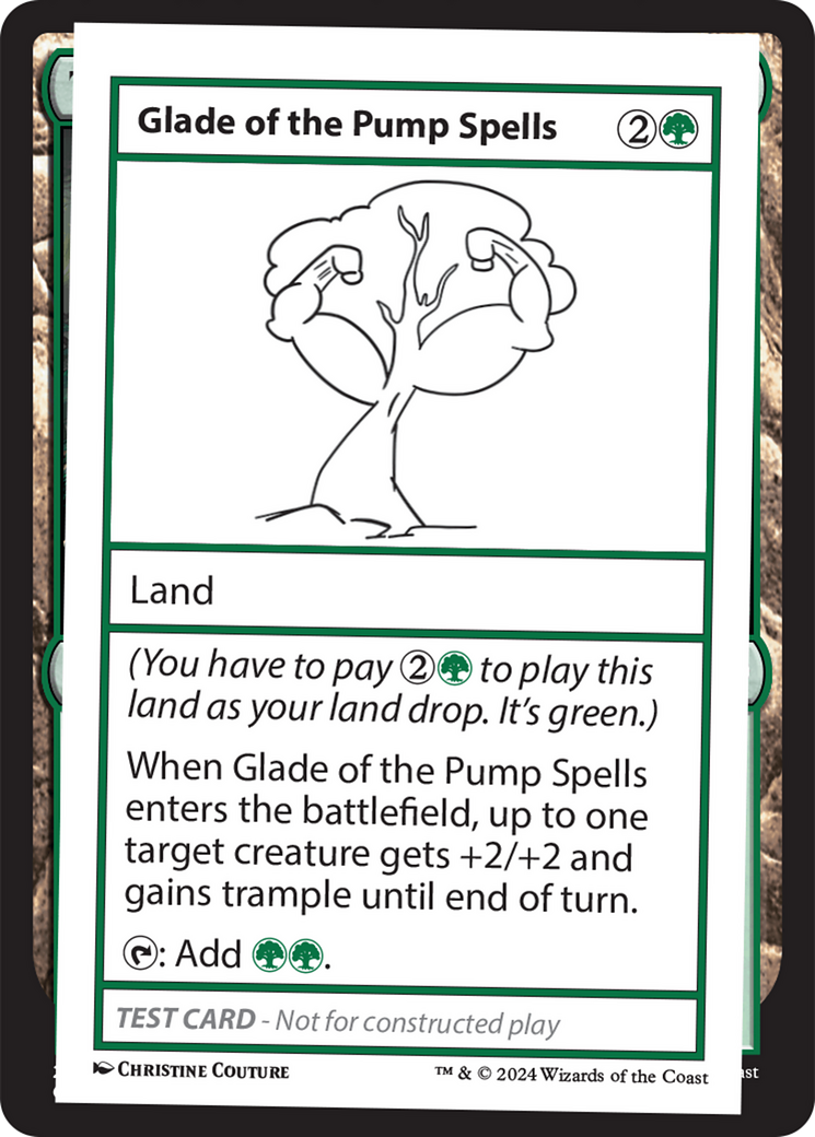 Glade of the Pump Spells [Mystery Booster 2 Playtest Cards] | The CG Realm