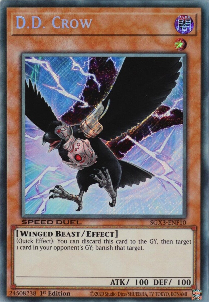 D.D. Crow [SGX3-ENF10] Secret Rare | The CG Realm